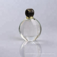 100ml verre rond design votre propre bouteille de parfum